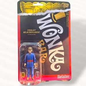 Violet Beauregarde Action FigureSuper7 • ReAction Figure • WONKA Bar•